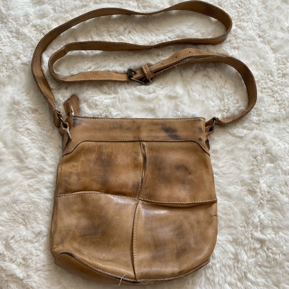 Bed Stu Genuine Leather Coronado Brown Crossbody Bag Women's Purse - Picture 5 of 7
